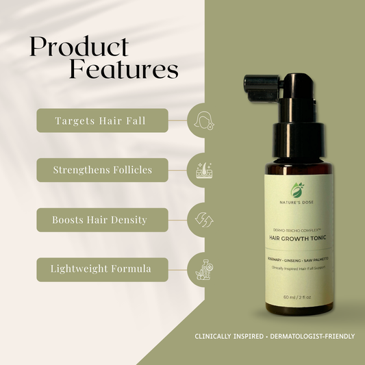 Rosemary Hair Growth Tonic – Support Scalp Health & Reduce Hair Fall