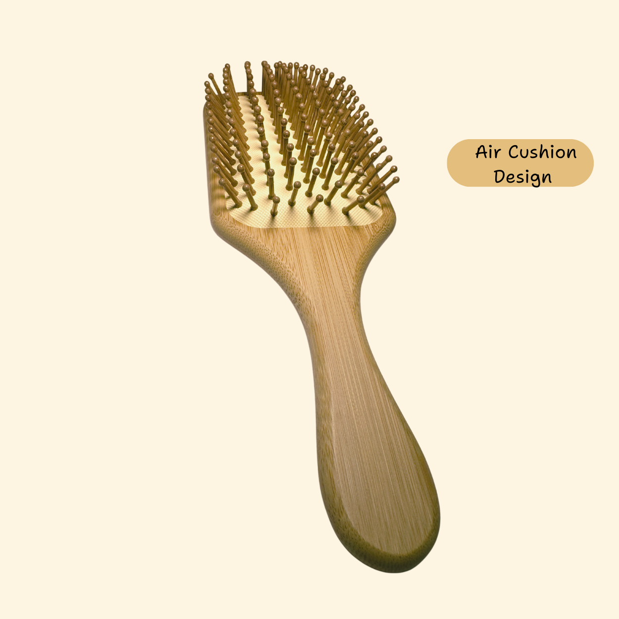 Bamboo Scalp Massage Comb – Gentle Detangling & Scalp Care