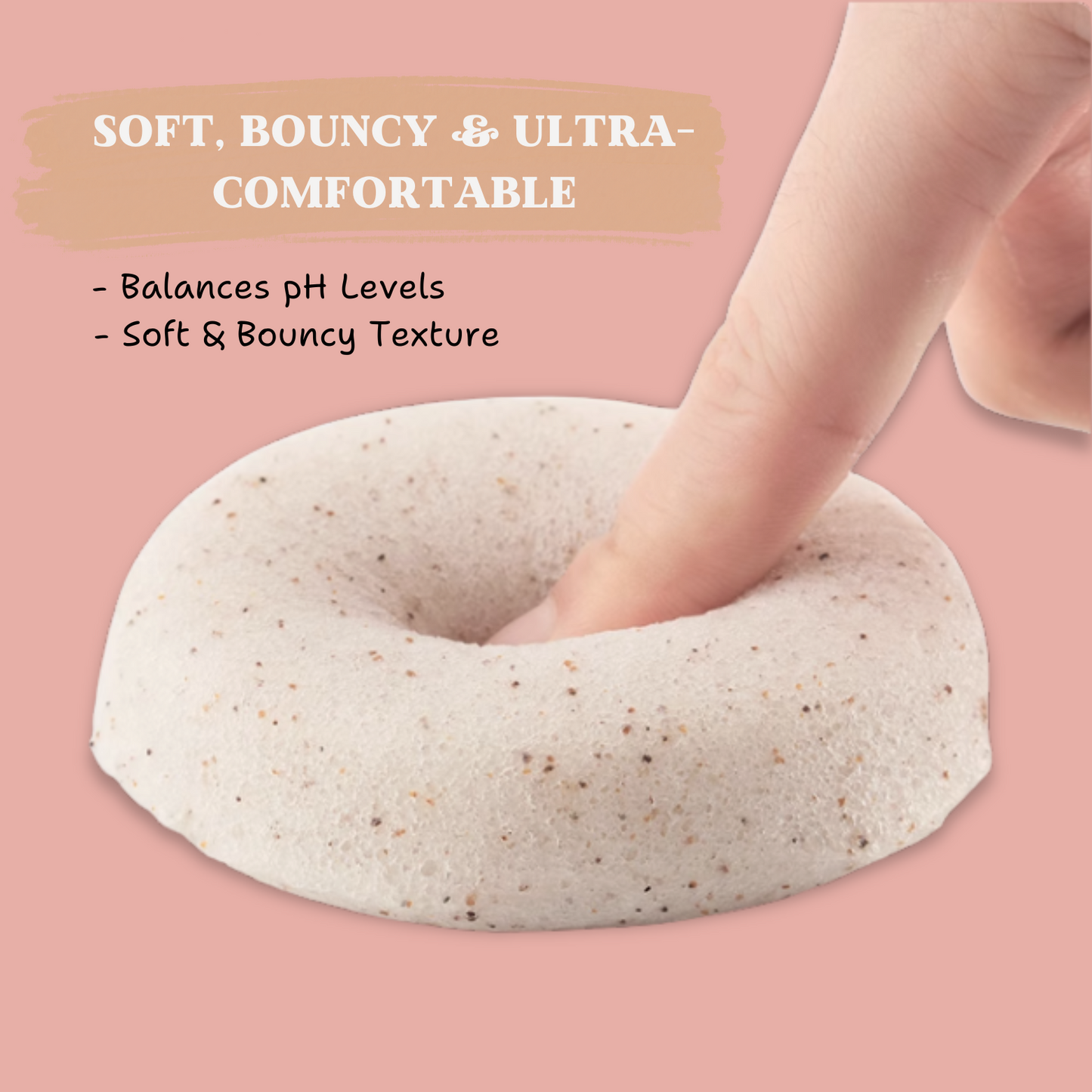 Konjac Facial Cleansing Sponge – Gentle Daily Face Cleansing