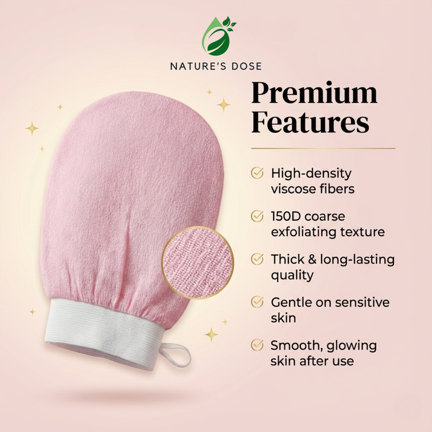 Premium Exfoliating Glove – Deep Exfoliation for Smooth Skin