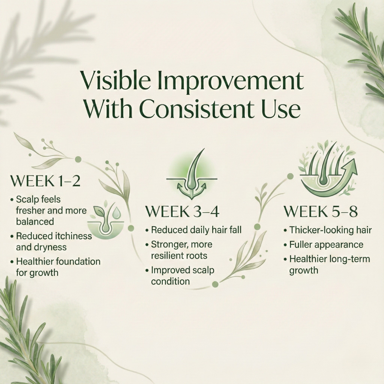 Rosemary Hair Growth Tonic – Support Scalp Health & Reduce Hair Fall