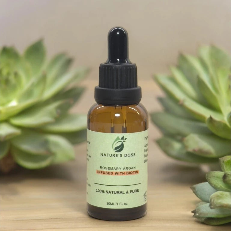 Rosemary Argan Hair Oil Serum – Nourish & Smooth Hair