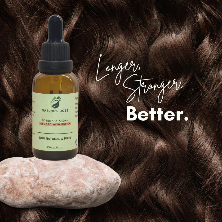 Rosemary Argan Hair Oil Serum – Nourish & Smooth Hair